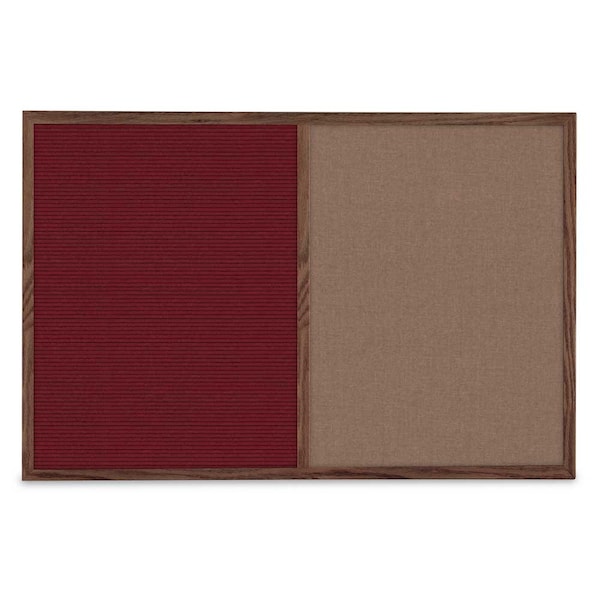 Slim Style Indoor Enclosed Corkboard, 36